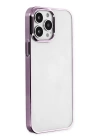 BFS  iPhone 14 Pro Kılıf Element Silikon - Lila