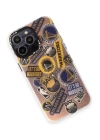 BFS  iPhone 14 Pro Kılıf Estoril Desenli Kapak - Estoril - 13