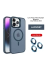 BFS  iPhone 14 Pro Kılıf Flet Lens Magsafe Kapak - Lacivert