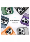 BFS  iPhone 14 Pro Kılıf Flet Lens Magsafe Kapak - Turuncu