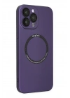 BFS  iPhone 14 Pro Kılıf Jack Magneticsafe Lens Silikon - Mor