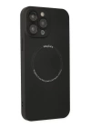 BFS  iPhone 14 Pro Kılıf Jack Magneticsafe Lens Silikon - Siyah