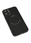 BFS  iPhone 14 Pro Kılıf Jack Magneticsafe Lens Silikon - Siyah