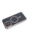 BFS  iPhone 14 Pro Kılıf Joke Simli Magneticsafe Kılıf - Gri