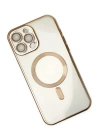 BFS  iPhone 14 Pro Kılıf Kross Magneticsafe Kapak - Gold