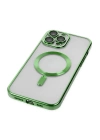 BFS  iPhone 14 Pro Kılıf Kross Magneticsafe Kapak - Koyu Yeşil