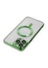 BFS  iPhone 14 Pro Kılıf Kross Magneticsafe Kapak - Koyu Yeşil