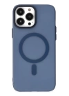 BFS  iPhone 14 Pro Kılıf Lodos Magneticsafe Mat Kapak - Mavi