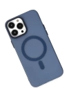 BFS  iPhone 14 Pro Kılıf Lodos Magneticsafe Mat Kapak - Mavi