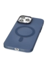 BFS  iPhone 14 Pro Kılıf Lodos Magneticsafe Mat Kapak - Mavi