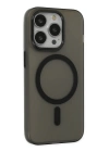 BFS  iPhone 14 Pro Kılıf Lodos Magneticsafe Mat Kapak - Siyah