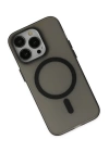 BFS  iPhone 14 Pro Kılıf Lodos Magneticsafe Mat Kapak - Siyah
