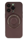 BFS  iPhone 14 Pro Kılıf Lukka Magneticsafe Kapak - Kahverengi