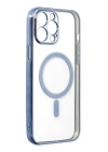 BFS  iPhone 14 Pro Kılıf Magneticsafe Lazer Silikon - Sierra Blue