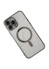 BFS  iPhone 14 Pro Kılıf Magneticsafe Lazer Silikon - Siyah