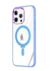BFS  iPhone 14 Pro Kılıf  Magneticsafe Standlı Kapak - Sierra Blue