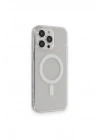 BFS  iPhone 14 Pro Kılıf Matte Şeffaf Magneticsafe - Şeffaf