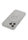 BFS  iPhone 14 Pro Kılıf Matte Şeffaf Magneticsafe - Şeffaf