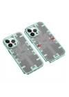 BFS  iPhone 14 Pro Kılıf Mekanik Bumper Kapak - Yeşil