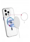 BFS  iPhone 14 Pro Kılıf PC Poso Magsafe Kapak - Şeffaf