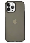 BFS  iPhone 14 Pro Kılıf Pc Sert Şeffaf Kapak - Siyah