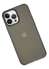 BFS  iPhone 14 Pro Kılıf Pc Sert Şeffaf Kapak - Siyah