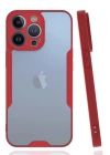 BFS  iPhone 14 Pro Kılıf Platin Silikon - Kırmızı