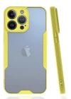 BFS  iPhone 14 Pro Kılıf Platin Silikon - Sarı