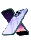 BFS  iPhone 14 Pro Kılıf Power Silikon - Koyu Yeşil