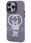 BFS  iPhone 14 Pro Kılıf Prada Desenli Kapak - Prada Mor - 3