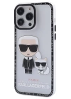 BFS  iPhone 14 Pro Kılıf Prada Desenli Kapak - Prada Şeffaf - 1