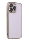 BFS  iPhone 14 Pro Kılıf Razer Lensli Silikon - Gold