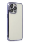 BFS  iPhone 14 Pro Kılıf Razer Lensli Silikon - Mor