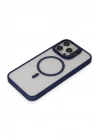 BFS iPhone 14 Pro Kılıf Roblox Lens Magsafe Standlı Kapak - Lacivert