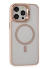 BFS  iPhone 14 Pro Kılıf Roblox Lens Magsafe Standlı Kapak - Pudra