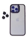 BFS  iPhone 14 Pro Kılıf Roblox Lens Standlı Kapak - Derin Mor