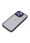 BFS  iPhone 14 Pro Kılıf Roblox Lens Standlı Kapak - Derin Mor