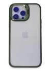 BFS  iPhone 14 Pro Kılıf Roblox Lens Standlı Kapak - Koyu Yeşil