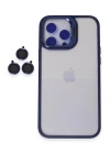 BFS  iPhone 14 Pro Kılıf Roblox Lens Standlı Kapak - Lacivert