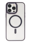 BFS  iPhone 14 Pro Kılıf Room Magneticsafe Silikon - Derin Mor
