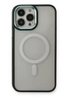 BFS  iPhone 14 Pro Kılıf Room Magneticsafe Silikon - Köknar Yeşili