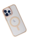 BFS  iPhone 14 Pro Kılıf Room Magneticsafe Silikon - Pudra