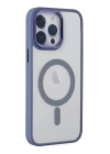BFS  iPhone 14 Pro Kılıf Room Magneticsafe Silikon - Sierra Blue