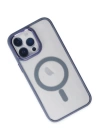 BFS  iPhone 14 Pro Kılıf Room Magneticsafe Silikon - Sierra Blue