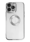 BFS  iPhone 14 Pro Kılıf Slot Silikon - Gümüş