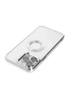 BFS  iPhone 14 Pro Kılıf Slot Silikon - Gümüş