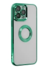 BFS  iPhone 14 Pro Kılıf Slot Silikon - Köknar Yeşili