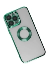 BFS  iPhone 14 Pro Kılıf Slot Silikon - Köknar Yeşili