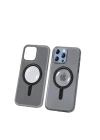 BFS  iPhone 14 Pro Kılıf Zoom Standlı Silikon - Siyah