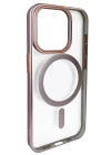 BFS  iPhone 14 Pro Max Crown Lens Standlı Magsafe Kapak - Pembe